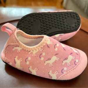 Unicorn Water Shoes | Toddler Girl Size 4/5 | Perfect for Indoor Water Parks!
